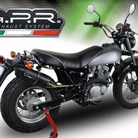 GPR escape compatible con  Suzuki Rv 200 Van Van 2016-2017, Furore Nero, Escape legal, homologado, silenciador con db killer desmontable y tubo de conexión específico 