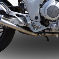 Escape compatible con Yamaha Tdm 850 1991-2001, Satinox , Par de terminales de escape homologados, con db killer extraíbles y tubos de conexión específicos 