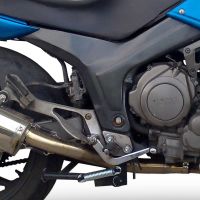 Escape compatible con Yamaha Tdm 850 1991-2001, Satinox , Escape legal, homologado, silenciador con db killer desmontable y tubo de conexión específico 