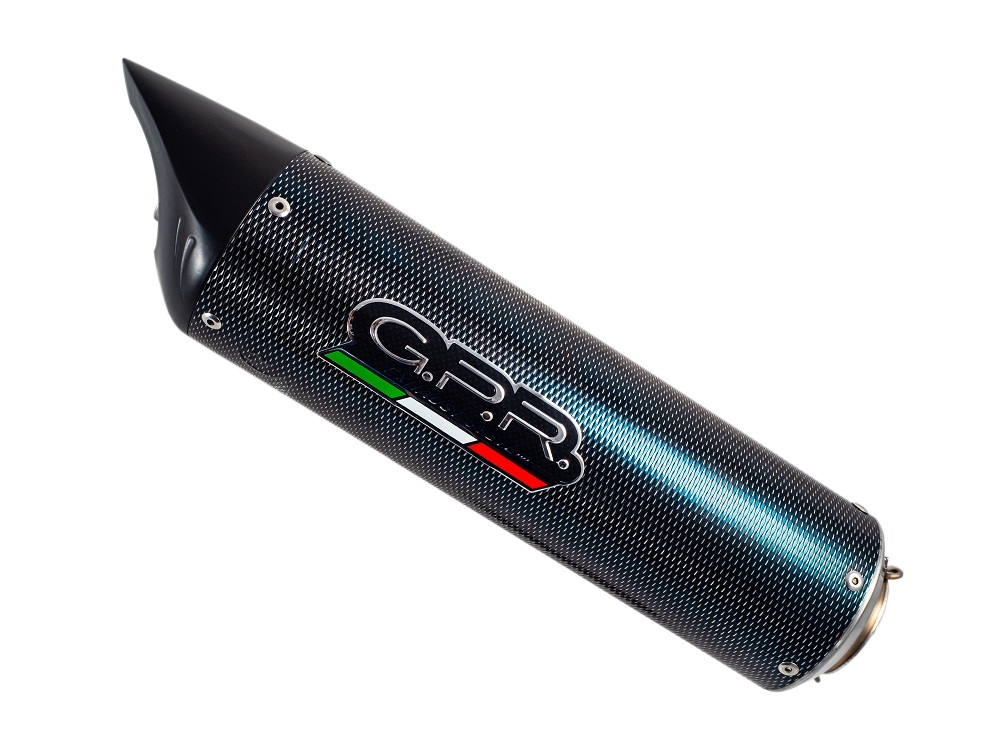 Escape compatible con Honda Cbr 1000 Rr 2004-2007, Tiburon Poppy, Escape racing, silenciador con tubo de conexion, articulo sin homologacion 