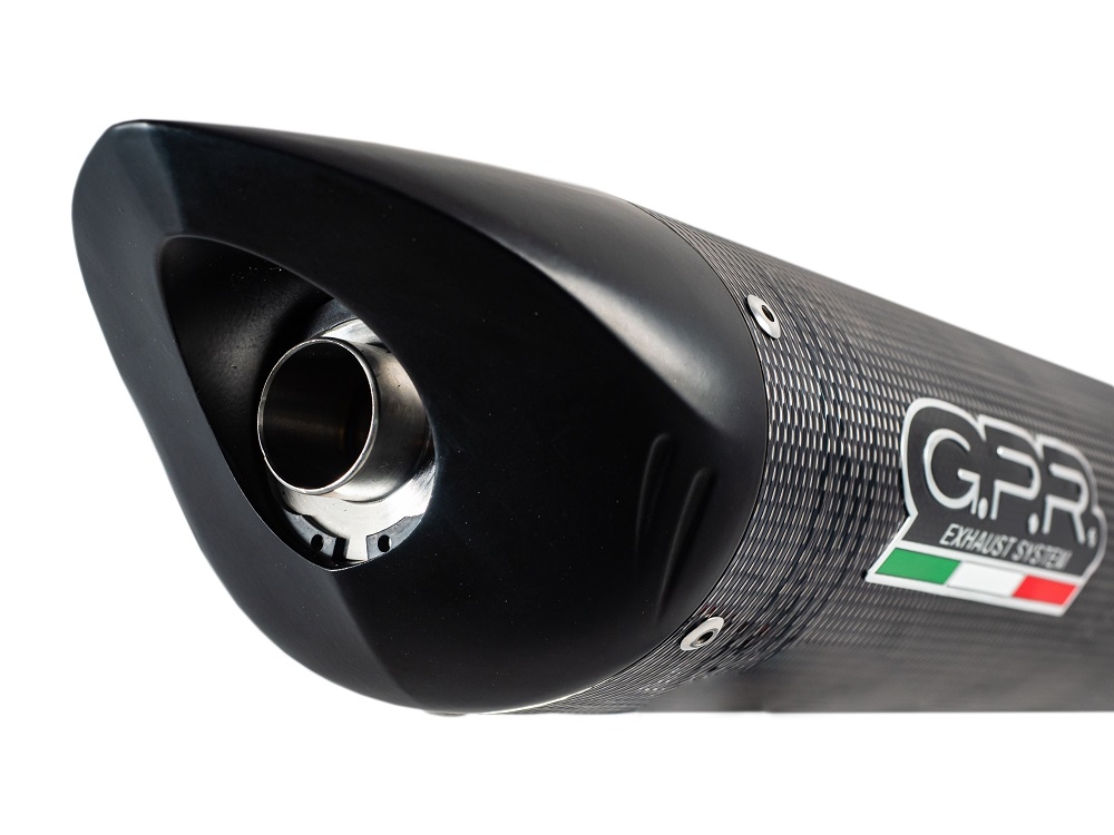 Escape compatible con Honda Cbr 1000 Rr 2004-2007, Tiburon Poppy, Escape racing, silenciador con tubo de conexion, articulo sin homologacion 
