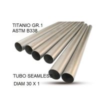 Escape compatible con Cafè Racer Cafè Racer 1-, Tubo titanio seamless D. 30mm X 1mm L.1000mm, 