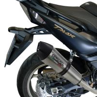 Escape compatible con Yamaha T-Max 500 2001-2011, Gpe Ann. titanium, Escape completo homologado y legal,con catalizador incluido db killer extraíble 