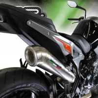 Escape compatible con Ktm Duke 790 2017-2020, Powercone Evo, Escape legal, homologado, silenciador con db killer desmontable y tubo de conexión específico 