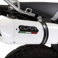 Escape compatible con Yamaha Tricker 250 2005-2008, Albus Ceramic, Escape legal, homologado, silenciador con db killer desmontable y tubo de conexión específico 