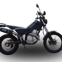 Escape compatible con Yamaha Tricker 250 2005-2008, Furore Nero, Escape legal, homologado, silenciador con db killer desmontable y tubo de conexión específico 
