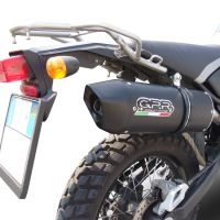 Escape compatible con Yamaha Tricker 250 2005-2008, Furore Nero, Escape legal, homologado, silenciador con db killer desmontable y tubo de conexión específico 