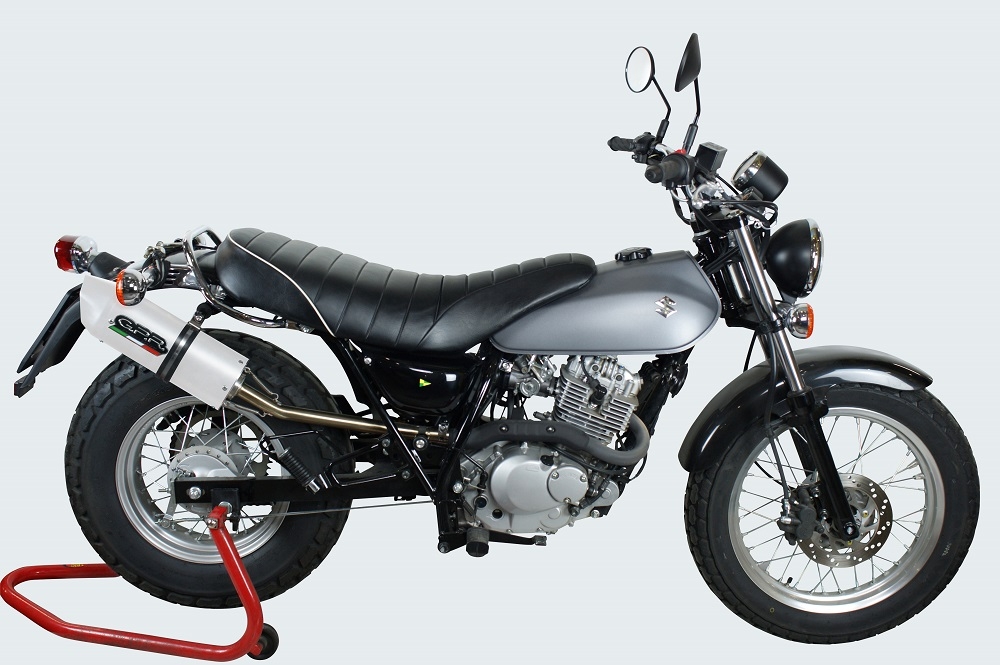 Escape compatible con Suzuki Rv 125 Van Van 2003-2017, Albus Ceramic, Escape legal, homologado, silenciador con db killer desmontable y tubo de conexión específico 