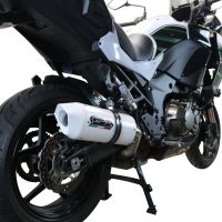 Escape compatible con Kawasaki Versys 1000 I.E. 2019-2020, Albus Evo4, Escape legal, homologado, silenciador con db killer desmontable y tubo de conexión específico 