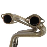 Escape compatible con Kawasaki Er 6 N - F 2012-2016, Satinox , Escape completo homologado y legal, incluido db killer extraíble 
