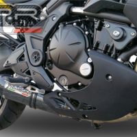 GPR escape compatible con  Kawasaki Er 6 N - F  2012-2016, New Grand Prix Evo Poppy, Escape completo homologado y legal,con catalizador incluido db killer extraíble 