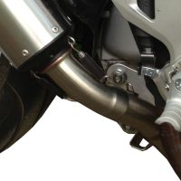 Escape compatible con Honda Vfr 1200 F I.E. 2010-2016, Trioval, Escape legal, homologado, silenciador con db killer desmontable y tubo de conexión específico 