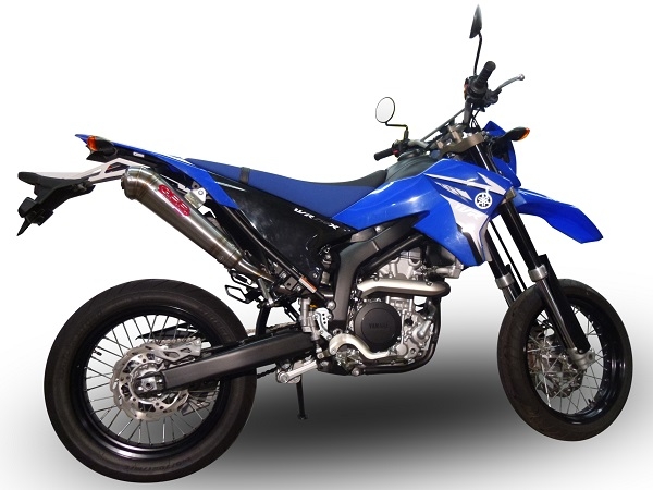 GPR escape compatible con  Yamaha WR 250 X-R 2007-2019, Powercone Evo, Escape legal, homologado, silenciador con db killer desmontable y tubo de conexión específico 