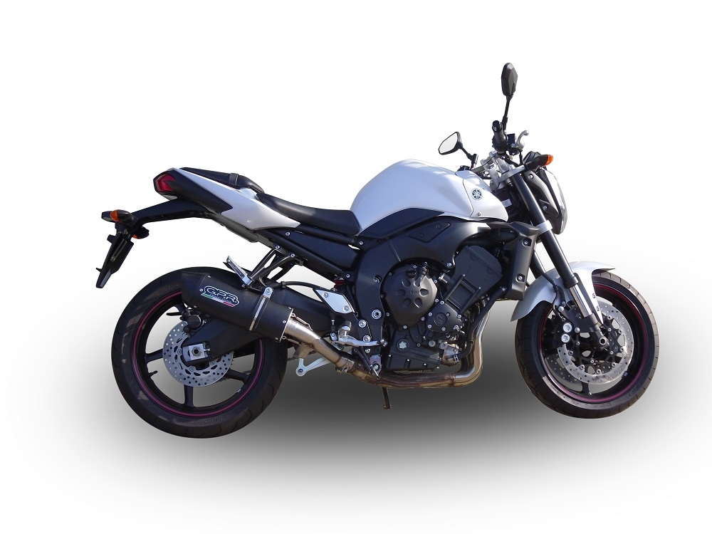 Escape compatible con Yamaha Fz.1 - Fazer 1000 2006-2014, Furore Nero, Escape homologado, legal, con db killer extraíble, tubo de conexión y catalizador 