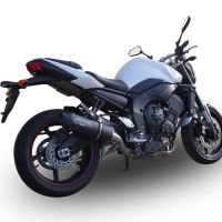 Escape compatible con Yamaha Fz.1 - Fazer 1000 2006-2014, Furore Nero, Escape homologado, legal, con db killer extraíble, tubo de conexión y catalizador 