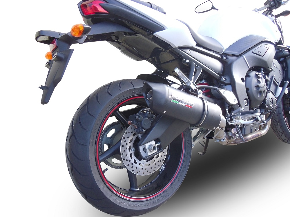 Escape compatible con Yamaha Fz.1 - Fazer 1000 2006-2014, Furore Nero, Escape homologado, legal, con db killer extraíble, tubo de conexión y catalizador 