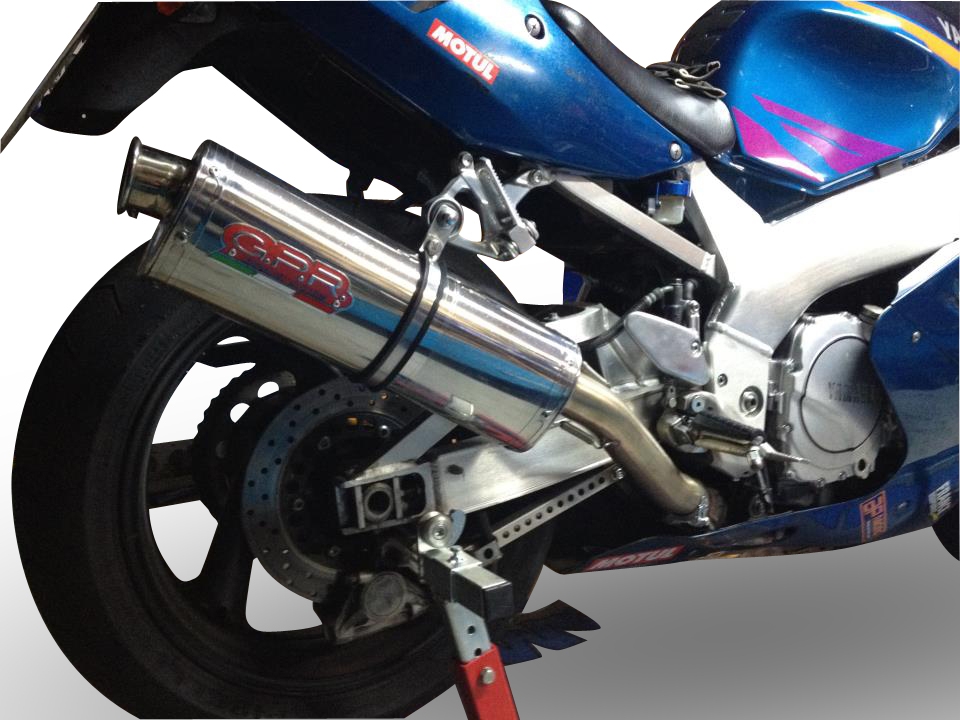Escape compatible con Yamaha Yzf 750 1993-1998, Trioval, Escape legal, homologado, silenciador con db killer desmontable y tubo de conexión específico 