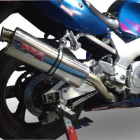 Escape compatible con Yamaha Yzf 750 1993-1998, Trioval, Escape legal, homologado, silenciador con db killer desmontable y tubo de conexión específico 