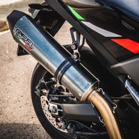 Escape compatible con Yamaha T-Max 560 2022-2024, GP Evo4 Poppy, Escape completo homologado y legal,con catalizador incluido db killer extraíble 