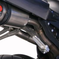 Escape compatible con Yamaha Yzf 1000 R1 2004-2006, Furore Nero, Par de terminales de escape homologados, con db killer extraíbles y tubos de conexión específicos 