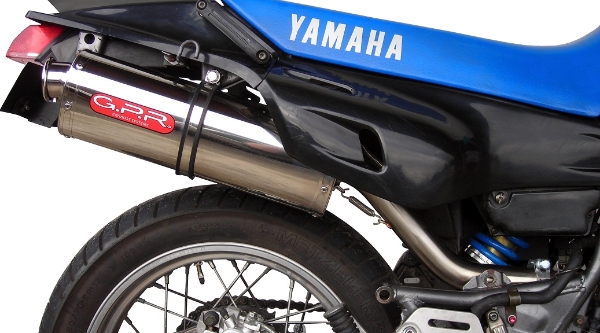 Escape compatible con Yamaha Xtz 600 Teneré 1985-1986, Trioval, Escape legal, homologado, silenciador con db killer desmontable y tubo de conexión específico 