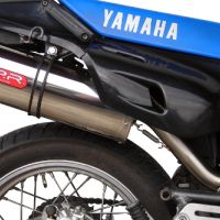 Escape compatible con Yamaha Xtz 600 Teneré 1985-1986, Trioval, Escape legal, homologado, silenciador con db killer desmontable y tubo de conexión específico 