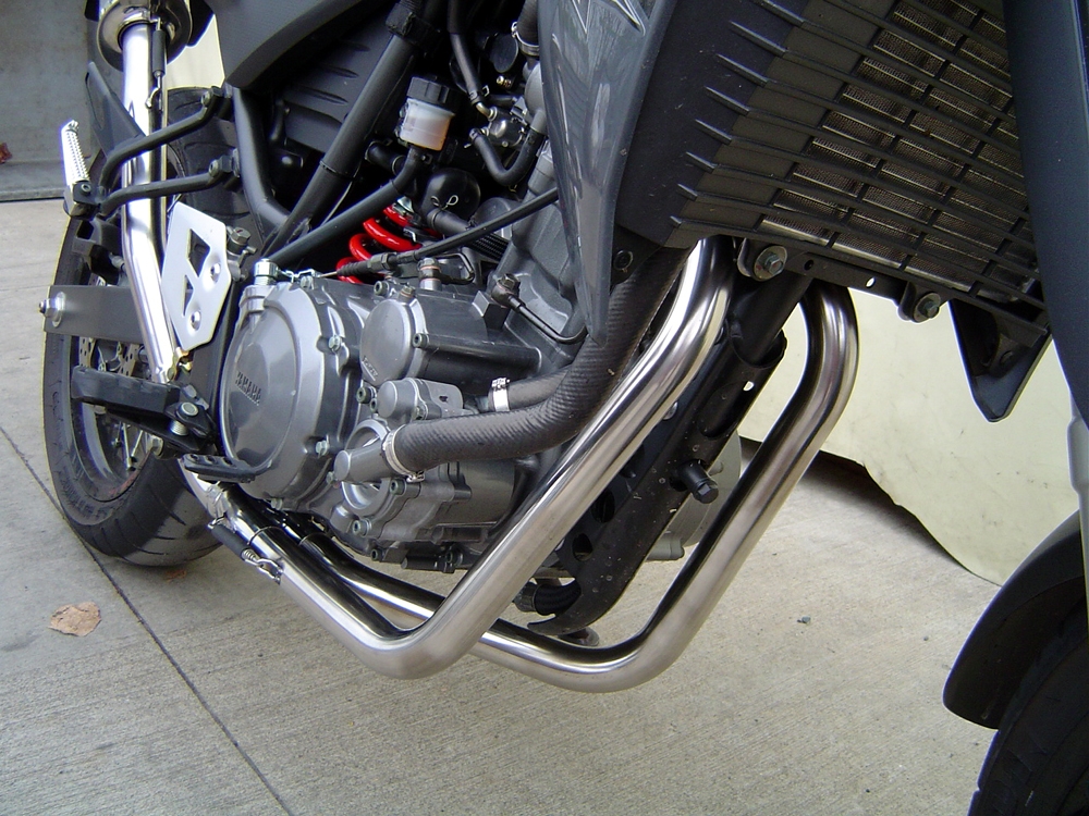 Escape compatible con Yamaha Xt 660 X-R 2004-2014, Trioval, Escape completo homologado y legal,con catalizador incluido db killer extraíble 