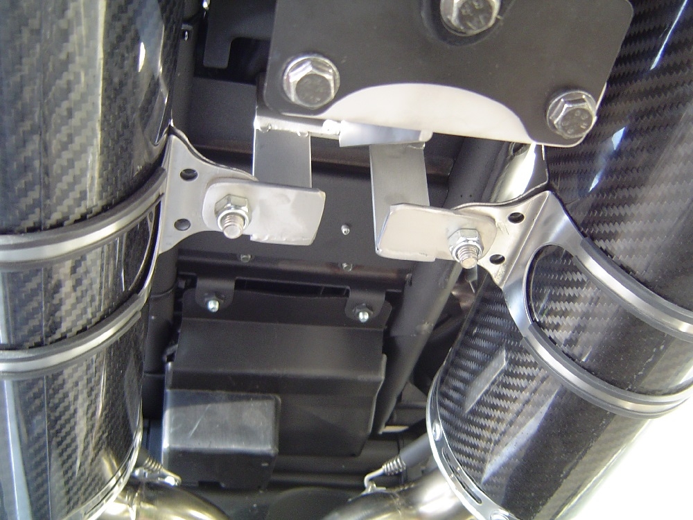 Escape compatible con Yamaha MT03 660 2006-2013, Gpe Ann. titanium, Par de terminales de escape homologados, con db killer extraíbles y tubos de conexión específicos 