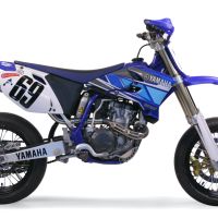 Escape compatible con Yamaha WR 450 F 2007-2011, Gpe Ann. titanium, Escape legal, homologado, silenciador con db killer desmontable y tubo de conexión específico 