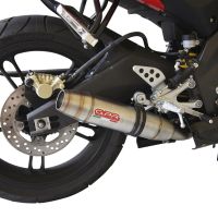Escape compatible con Yamaha Yzf-R 125 2008-2013, Deeptone Inox, Escape completo homologado y legal, incluido db killer extraíble 
