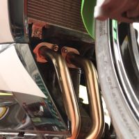 Escape compatible con Kawasaki Ninja 400 2018-2022, Decatalizzatore, Tubo supresor de catalizador 