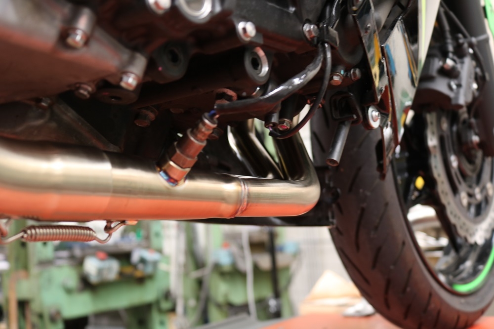 Escape compatible con Kawasaki Ninja 400 2018-2022, Decatalizzatore, Tubo supresor de catalizador 