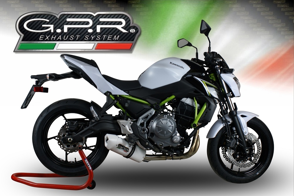 Escape compatible con Kawasaki Z 650 2017-2020, Albus Evo4, Escape completo homologado y legal,con catalizador incluido db killer extraíble 