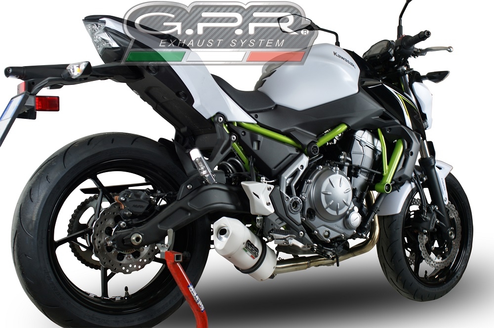 Escape compatible con Kawasaki Z 650 2017-2020, Albus Evo4, Escape completo homologado y legal,con catalizador incluido db killer extraíble 