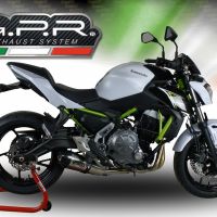Escape compatible con Kawasaki Z 650 2021-2022, GP Evo4 Titanium, Escape completo homologado y legal,con catalizador incluido db killer extraíble 