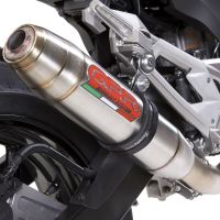 Escape compatible con Kawasaki Z 800 E 2009-2016, Deeptone Inox, Escape legal, homologado, silenciador con db killer desmontable y tubo de conexión específico 