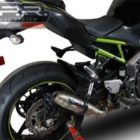 Escape compatible con Kawasaki Z 900 2017-2019, Deeptone Inox, Escape legal, homologado, silenciador con db killer desmontable y tubo de conexión específico 