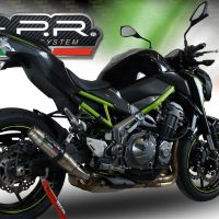 Escape compatible con Kawasaki Z 900 2017-2019, Deeptone Inox, Escape legal, homologado, silenciador con db killer desmontable y tubo de conexión específico 