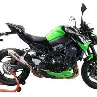 Escape compatible con Kawasaki Z 900 2021-2024, Powercone Evo, Escape legal, homologado, silenciador con db killer desmontable y tubo de conexión específico 