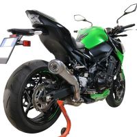 Escape compatible con Kawasaki Z 900 2021-2024, Powercone Evo, Escape legal, homologado, silenciador con db killer desmontable y tubo de conexión específico 
