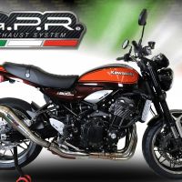Escape compatible con Kawasaki Z 900 RS 2018-2020, Powercone Evo, Escape legal, homologado, silenciador con db killer desmontable y tubo de conexión específico 