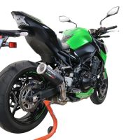 Escape compatible con Kawasaki Z 900 2021-2024, M3 Black Titanium, Escape legal, homologado, silenciador con db killer desmontable y tubo de conexión específico 