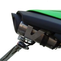 Escape compatible con Kawasaki Zx-6R 2007-2008, Tiburon Titanium, Escape legal, homologado, silenciador con db killer desmontable y tubo de conexión específico 