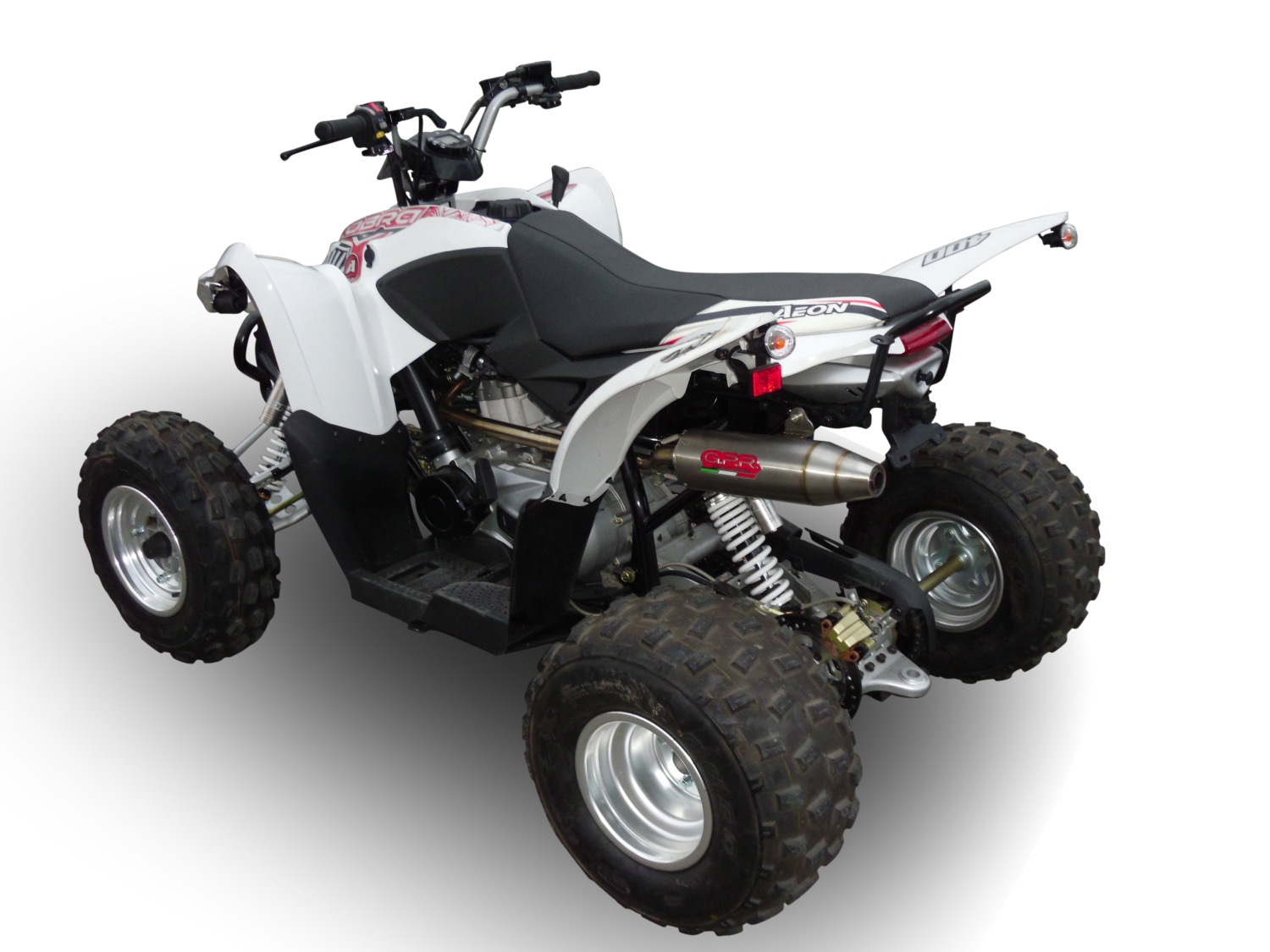 Escape compatible con Aeon Cobra 400 2010-2021, Deeptone Atv, Escape completo homologado y legal, incluido db killer extraíble 