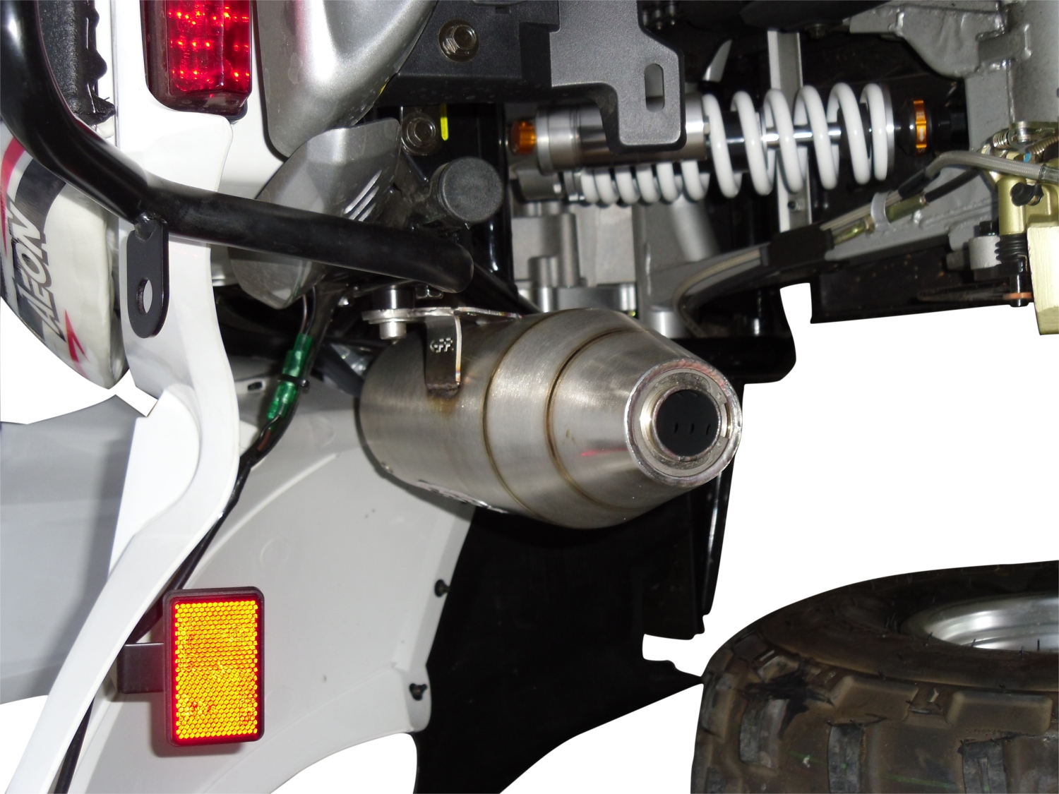 Escape compatible con Aeon Cobra 400 2010-2021, Deeptone Atv, Escape completo homologado y legal, incluido db killer extraíble 