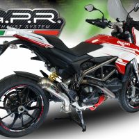 Escape compatible con Ducati Hyperstrada -Hypermotard 939 EURO 4 2016-2019, Powercone Evo, Escape legal, homologado, silenciador con catalizador, db killer desmontable y tubo de conexión específico 