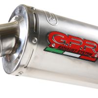 Escape compatible con Honda Cbr 900 Rr 2000-2003, Inox Tondo, Silenciador de escape, homologado, montaje con brida específica (bolt-on), con db killer extraíble 