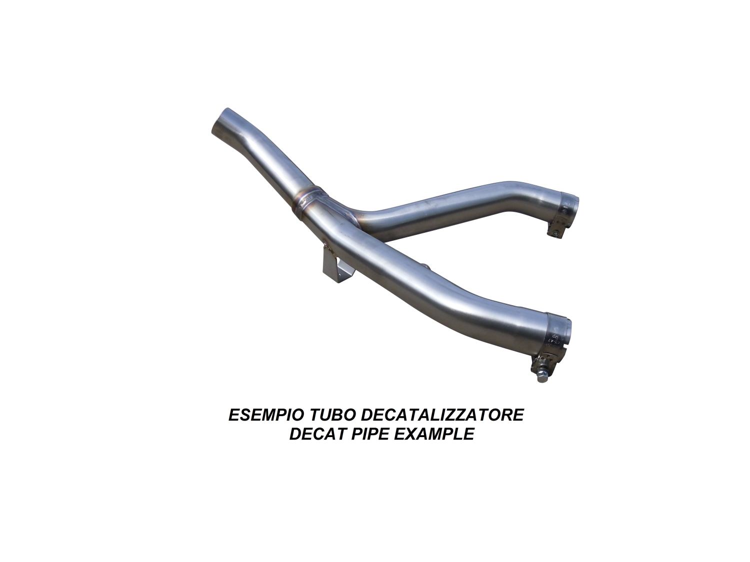 Escape compatible con Kawasaki ZX-10R 2008-2009, Decatalizzatore, Tubo supresor de catalizador 