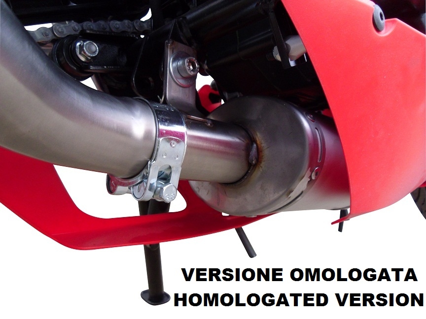 Escape compatible con Aprilia RS 4 125 2011-2016, Deeptone Inox, Escape completo homologado y legal,con catalizador incluido db killer extraíble 
