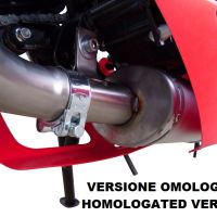 Escape compatible con Aprilia RS 4 125 2011-2016, Deeptone Inox, Escape completo homologado y legal,con catalizador incluido db killer extraíble 